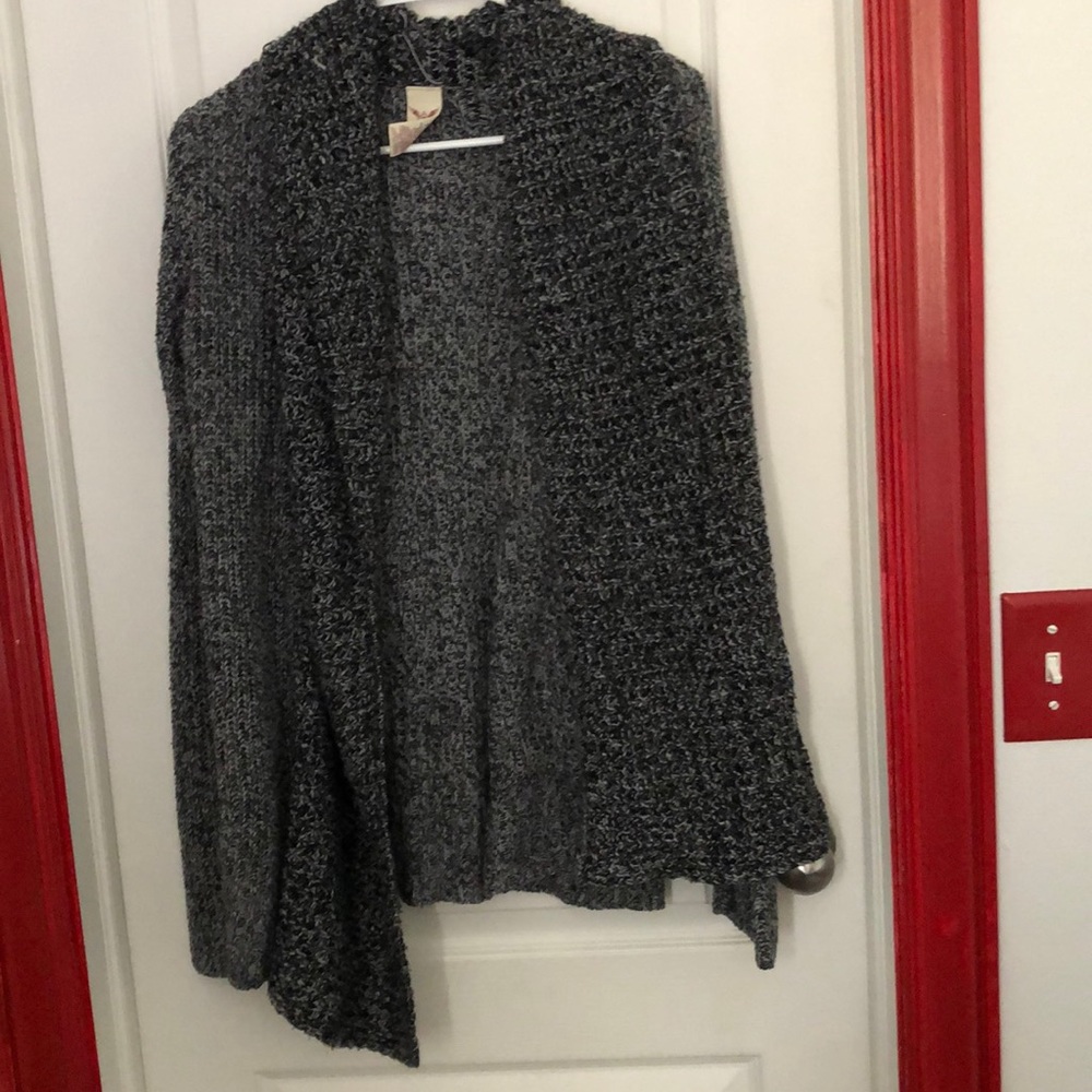 Grey cardigan
